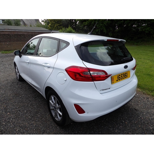 2 - A 2019 Ford Fiesta Zetec EcoBoost 1.0 five door hatchback J65961 (petrol/manual), odometer reading 1... 