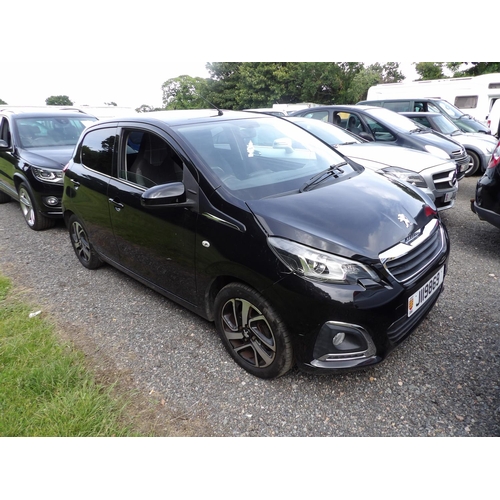 3 - A 2018 Peugeot 108 Allure Pure  1.2 five door hatchback J119869 (petrol/manual), odometer reading 22... 