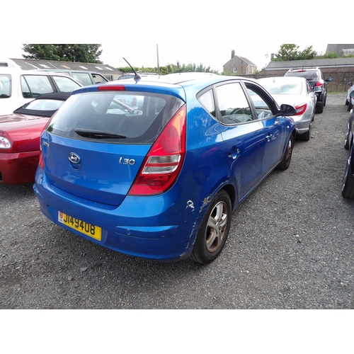 7 - A 2008 Hyundai i30 Comfort 1.6 three door hatchback J149408 (petrol/manual), odometer reading 34,529... 