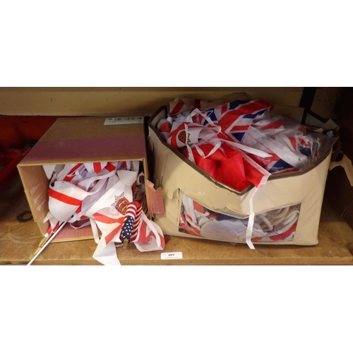 489 - A large quantity of bunting