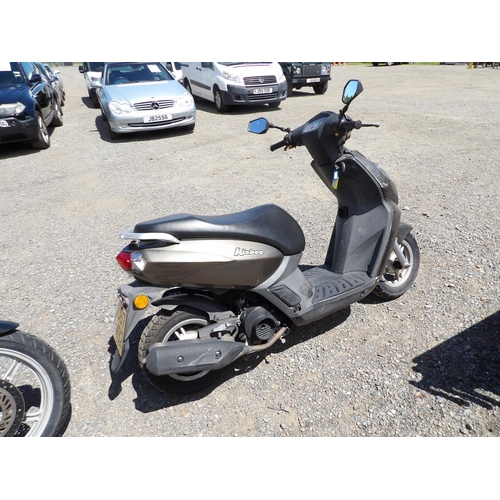 1 - A 2015 Peugeot Kisbee 100 scooter J87492, automatic, odometer reading 11,774 miles