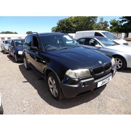 14 - A 2006 BMW X3 Sport 2.0 TDi SUV J114736 (diesel/manual), odometer reading 89,563 miles