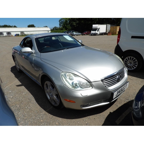 16 - A 2004 Lexus SC 430 convertible J145027 (petrol/automatic), odometer reading 65,265 miles