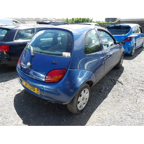 9 - A 2008 Ford KA Studio 1.3 three door hatchback J113910 (petrol/manual), odometer reading 28,945 mile... 