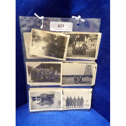 433 - A collection of black and white photographs pertaining to the German army and World War II