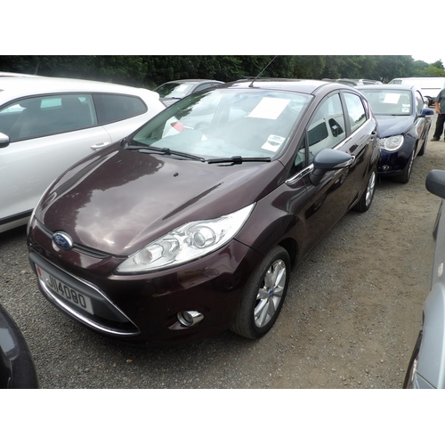 A 2009 Ford Fiesta Zetec 1.25 five door hatchback J114080 (petrol ...