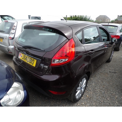 11 - A 2009 Ford Fiesta Zetec 1.25 five door hatchback J114080 (petrol/manual), odometer reading 52,218 m... 