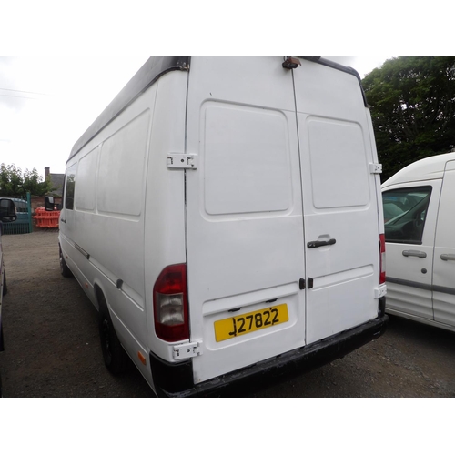 21 - A 2006 Mercedes Sprinter 311 2.1 LWB panel van J27822 (diesel/manual), odometer reading 138,549 mile... 