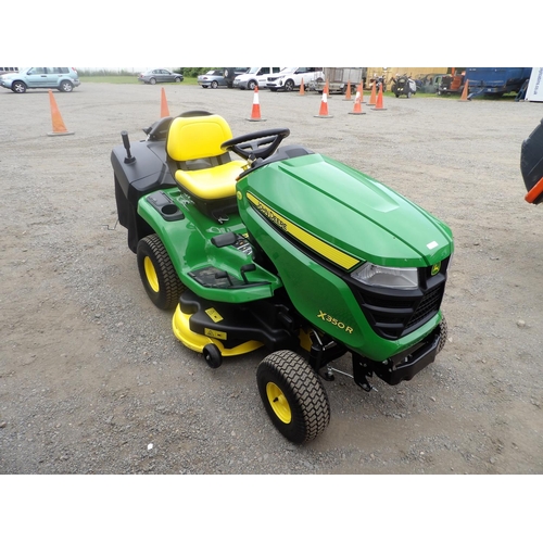 25 - A John Deere X350R lawn tractor with 42