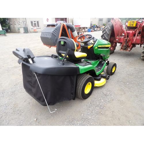 25 - A John Deere X350R lawn tractor with 42