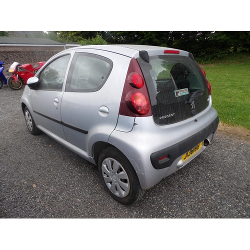 4 - A 2013 Peugeot 107 Active 1.0 five door hatchback J138188 (petrol/manual), odometer reading 16,952 m... 