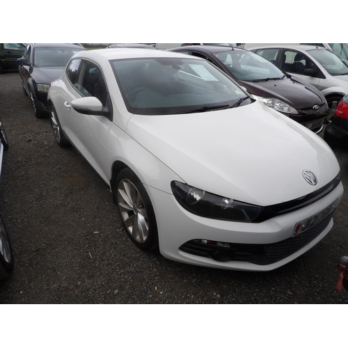 8 - A 2010 Volkswagen Scirocco GT 2.0 TDi coupe J121765 (diesel/manual), odometer reading 68,139 miles