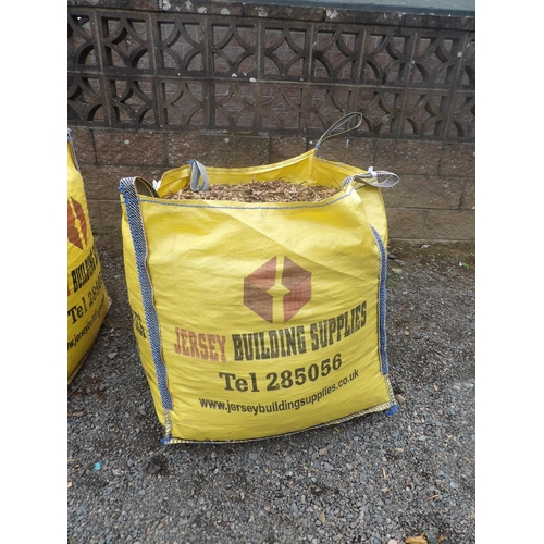 41 - A bulk bag of mature wood chip