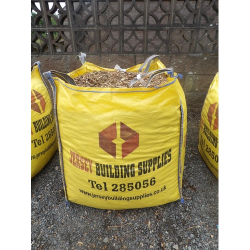 42 - A bulk bag of mature wood chip