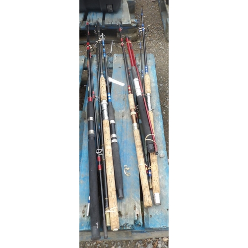 99 - A quantity of fishing rods