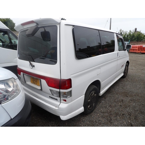 11 - A 2001 Mazda Bongo Friendee 2.0 MPV J129527 (petrol/automatic), odometer reading 57,392 miles