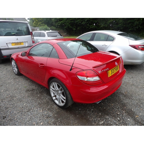 6 - A 2008 Mercedes-Benz SLK200 Kompressor 1.8 convertible J137568 (petrol/automatic), odometer reading ... 