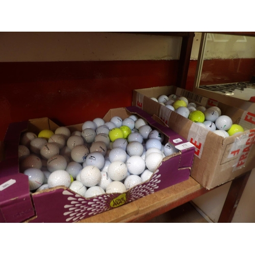 171 - A large assortment of golf balls