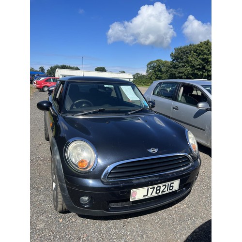 5 - A 2008 Mini One 1.4 three door hatchback J78216 (petrol/manual), odometer reading 57,005 miles