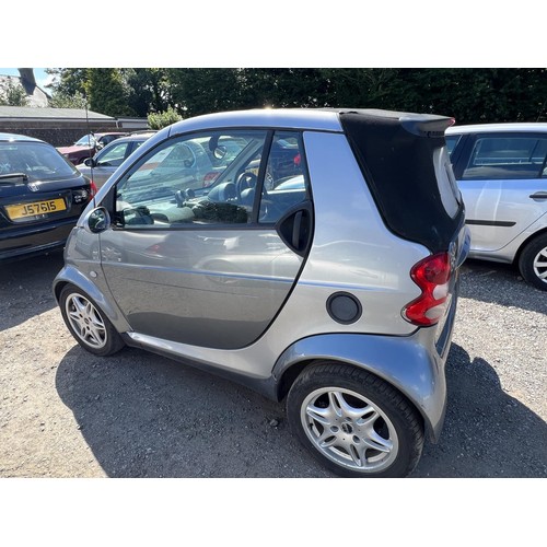 9 - A 2002 Smart Passion 0.6 convertible J70965 (petrol/automatic), odometer reading 62,866 miles  - ele... 