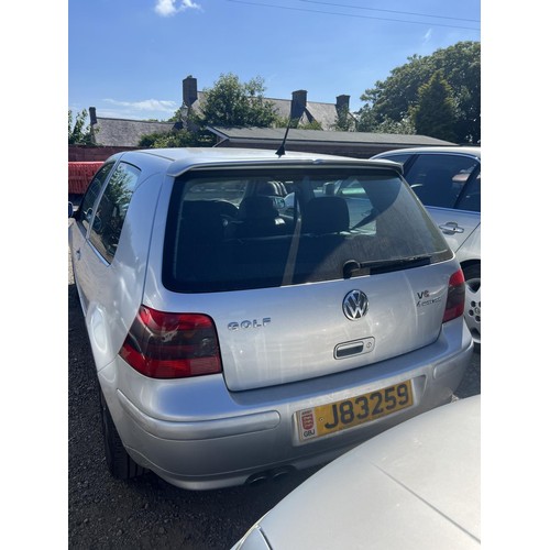 12 - A 2000 Volkswagen Golf 4Motion V6 2.8 three door hatchback J83259 (petrol/manual), odometer reading ... 