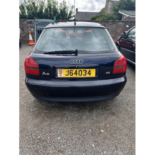 6 - A 2000 Audi A3 Sport 1.8 five door hatchback J64034 (petrol/manual), odometer reading 55,126 miles -... 