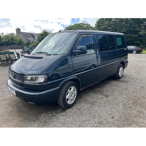 8 - A 2001 Volkswagen T4 Multivan Generation Edition 2.5 TDi left hand drive seven seat MPV J43721 (dies... 