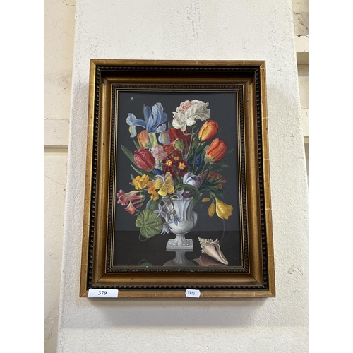 379 - A gilt framed still life