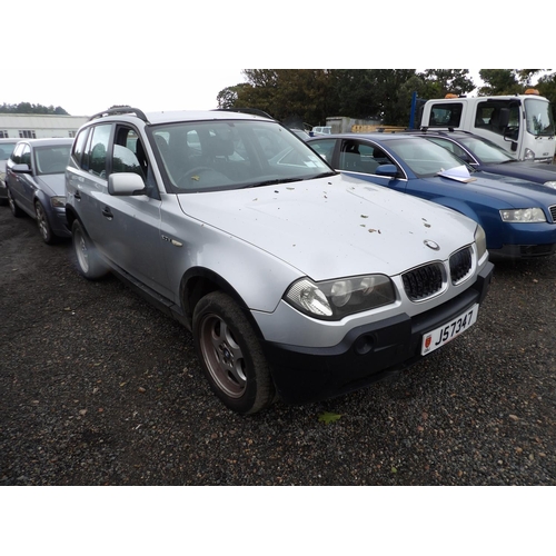 10 - A 2005 BMW X3 D 2.0 TDi SUV J57347 (diesel/manual), odometer reading 131,741 miles