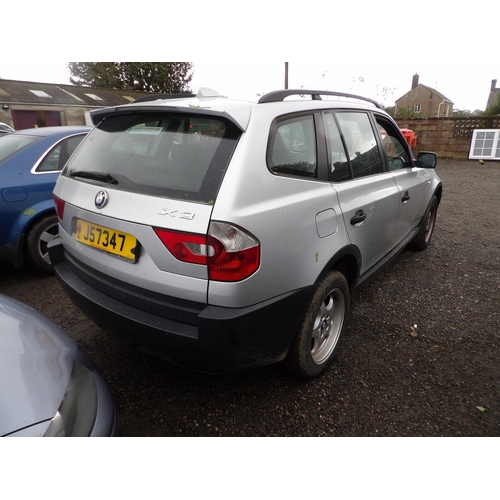 10 - A 2005 BMW X3 D 2.0 TDi SUV J57347 (diesel/manual), odometer reading 131,741 miles