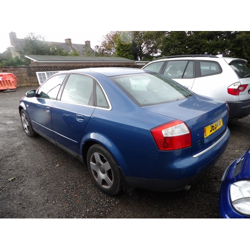 13 - A 2002 Audi A4 1.8T SE four door saloon J63401 (petrol/manual), odometer reading 89,467 miles