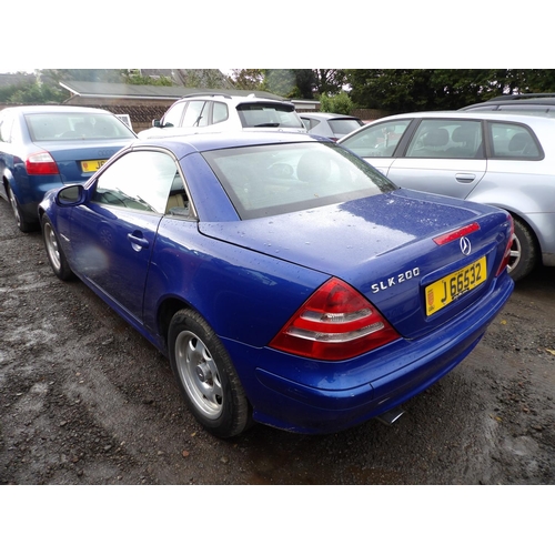 14 - A 2002 Mercedes-Benz SLK200 2.0 convertible J66532 (petrol/manual), odometer reading 49,887 miles - ... 