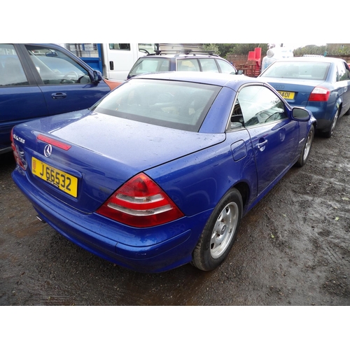 14 - A 2002 Mercedes-Benz SLK200 2.0 convertible J66532 (petrol/manual), odometer reading 49,887 miles - ... 