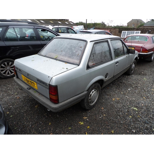 5 - A 1983 Vauxhall Nova 1.2L two door saloon J66717 (petrol/manual), odometer reading 30,510 miles