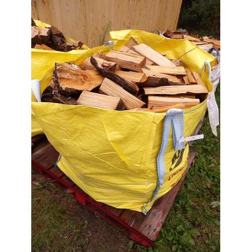 34 - A bulk bag of logs