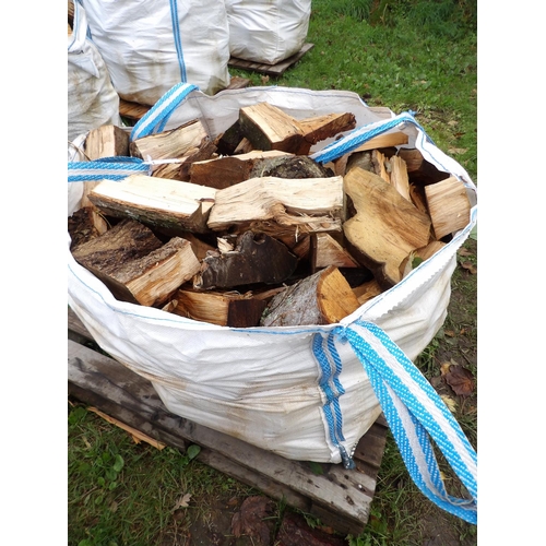 42 - A bulk bag of logs