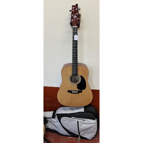 243 - A Brunswick Rodeo series acoustic guitar complete with case