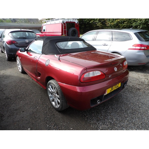 10 - A 2009 MG TF 1.8 convertible roadster J11702 (petrol/manual), odometer reading 28,448 miles only