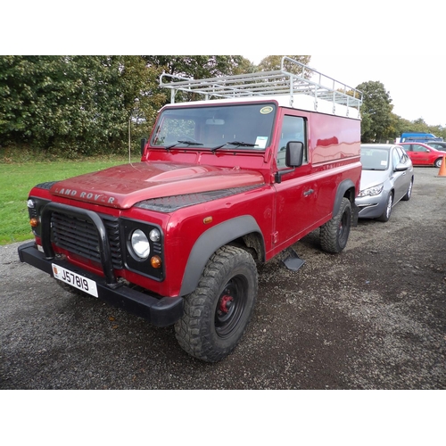 6 - A 2014 Land Rover Defender 110 2.2 TDCi hard top J57819 (diesel/manual), odometer reading 163,227 mi... 