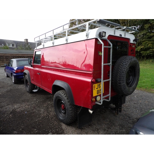 6 - A 2014 Land Rover Defender 110 2.2 TDCi hard top J57819 (diesel/manual), odometer reading 163,227 mi... 