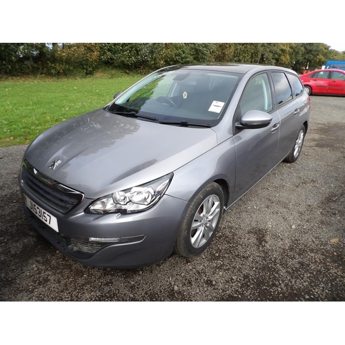 7 - A 2014 Peugeot 308 SW Active 1.6 HDi estate J153157 (diesel/manual), odometer reading 25,792 miles