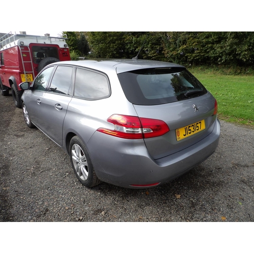 7 - A 2014 Peugeot 308 SW Active 1.6 HDi estate J153157 (diesel/manual), odometer reading 25,792 miles