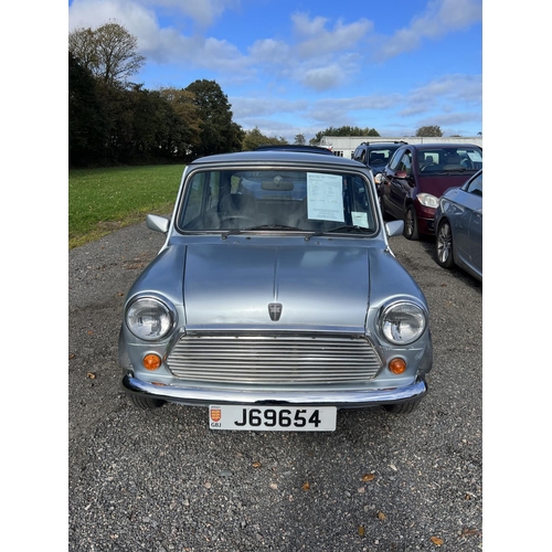 2 - A 1993 Rover Mini Mayfair 1275 two door saloon J69654 (petrol/manual), odometer reading 56,268 miles