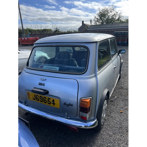 2 - A 1993 Rover Mini Mayfair 1275 two door saloon J69654 (petrol/manual), odometer reading 56,268 miles