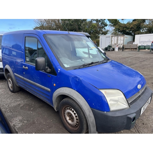 20 - A 2003 Ford Connect T220 1.8 TD panel van J107758 (diesel/manual), odometer reading 132,052 miles,  ... 