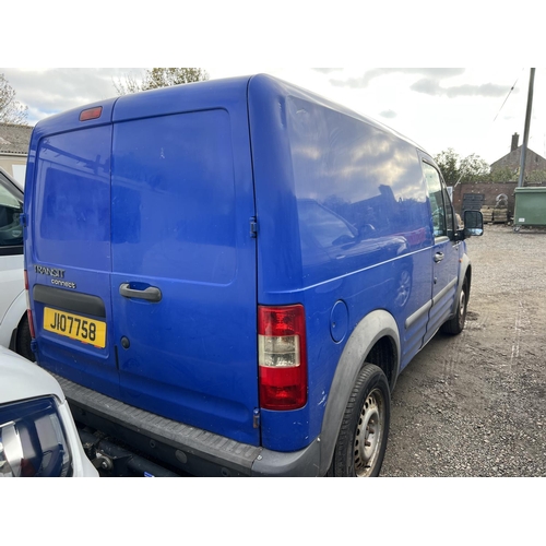 20 - A 2003 Ford Connect T220 1.8 TD panel van J107758 (diesel/manual), odometer reading 132,052 miles,  ... 