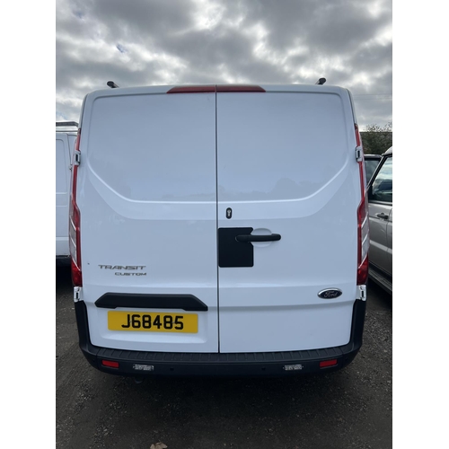 21 - A 2023 Ford Transit Custom 300 Leader EcoBlue 2.0 panel van J68485 (diesel/manual), odometer reading... 