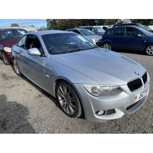 5 - A 2011 BMW 320D M-Sport 2.0 convertible J127497 (diesel/automatic), odometer reading 39,847 miles