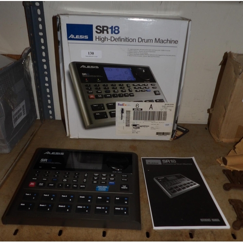 130 - An Alesis SR18 high definition drum machine