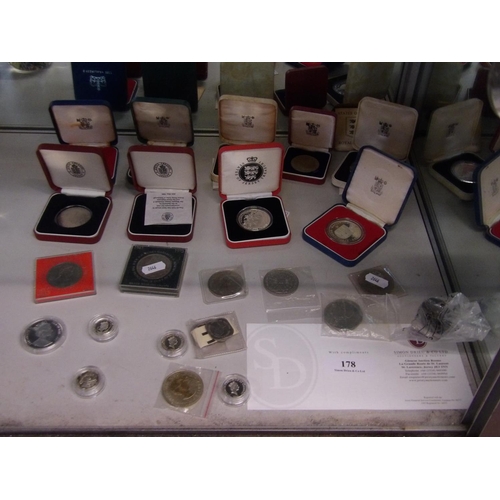 178 - An accumulation of silver proof and other coinage